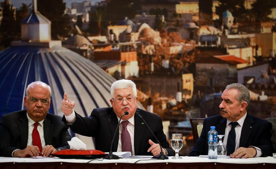 القيادة الفلسطينية والضم الاسرائيلي 