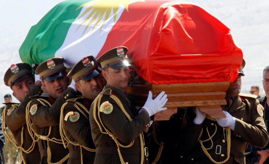 سخط شعبي على خلفية لف جثمان الرئيس العراقي بالعلم الكردي