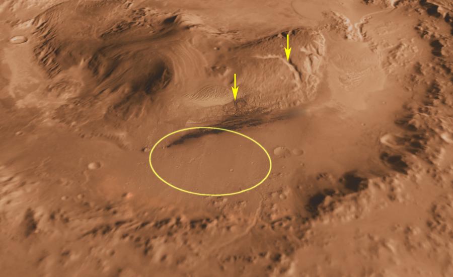 اكتشاف على سطح المريخ 