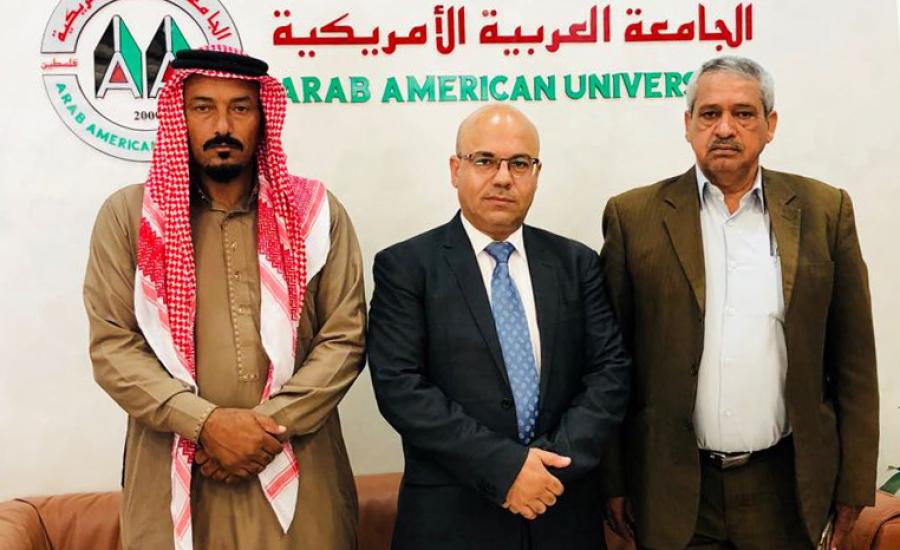 الجامعة العربية الامريكية والخان الاحمر 