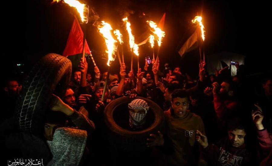 الارباك الليلي في غزة 