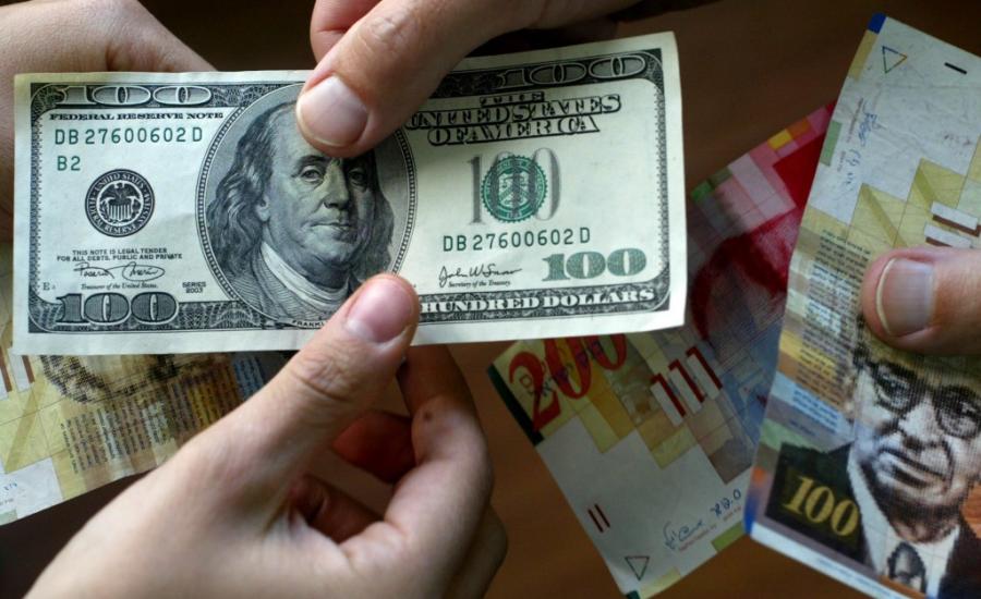 الشيقل في أعلى مستوى له أمام الدولار منذ 7 سنوات
