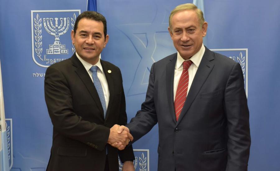 رئيس غواتيمالا المتهم بالفساد اعترف بالقدس عاصمة لإسرائيل للتقرب من أمريكا