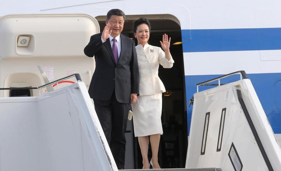 الرئيس الصيني يصل الإمارات
