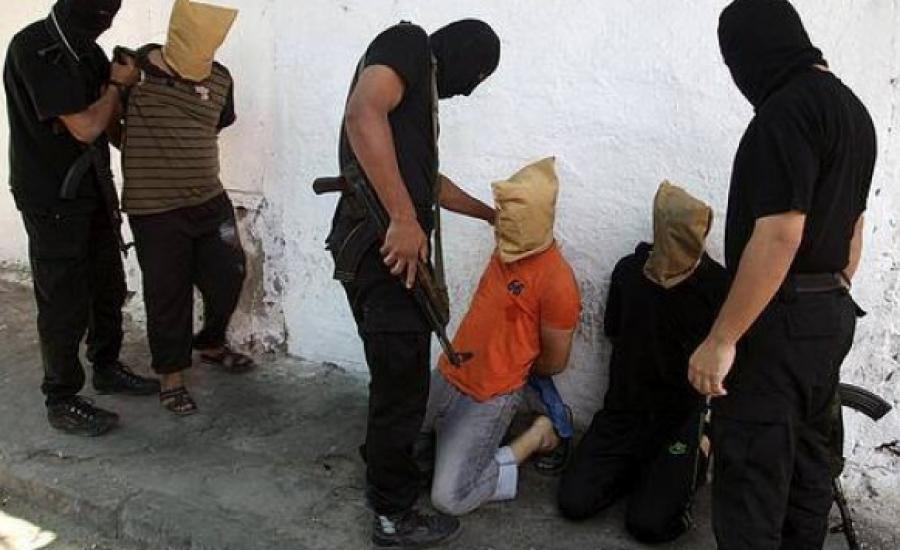 القبض على عملاء في غزة 