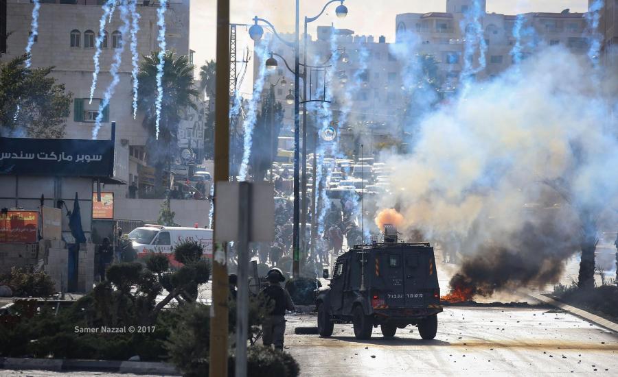 اصابات في مواجهات مع الاحتلال في الضفة الغربية