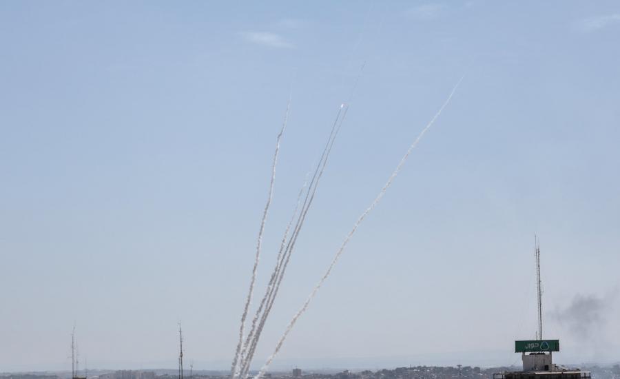 صواريخ في غزة 