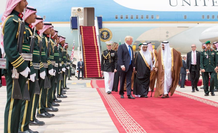 زيارة ترامب الى السعودية 