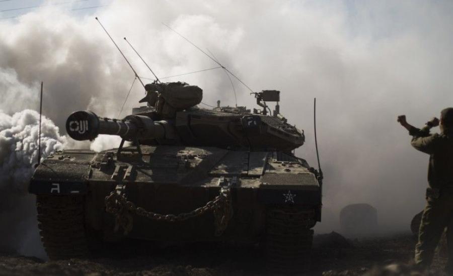 دبابات اسرائيلية في الجولان السوري 