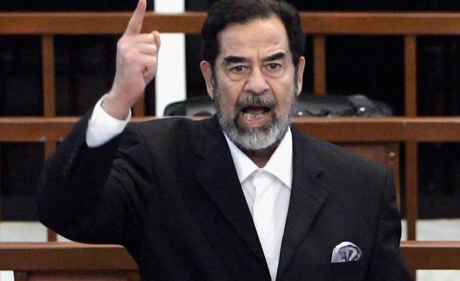 تمجيد صدام حسين 