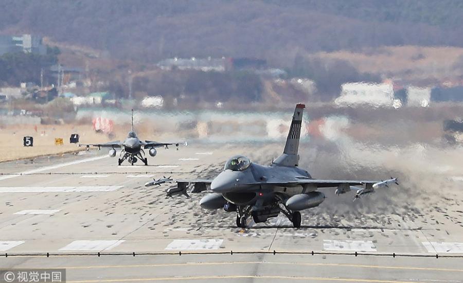 مناورات عسكرية بين الجيش الامريكي وكوريا الجنوبية 