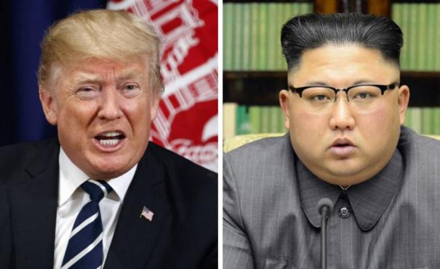 الزعيم الكوري الشمالي وترامب 