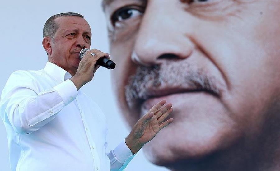 اردوغان والفضاء في انقرة 