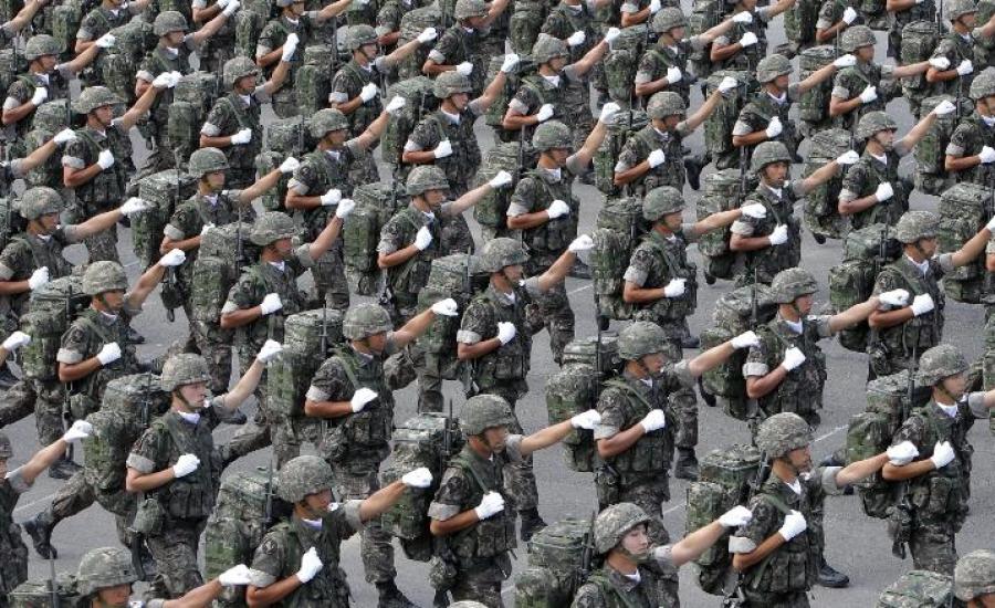 كورونا والجيش الكوري 