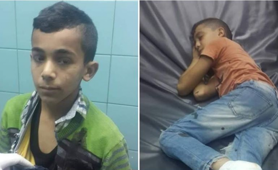 اصابة طفلين برصاص مجهولين في مخيم جنين 
