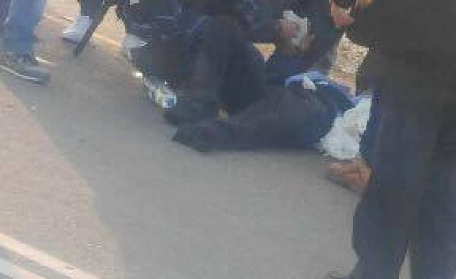 إصابة ضابط شرطة بجنين 