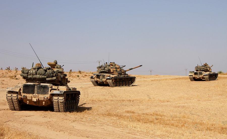 الجيش التركي والجيش السوري 