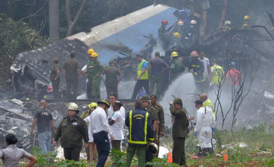 3 ناجين فقط من بين 113 في تحطم الطائرة الكوبية
