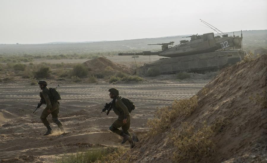 اصابة جندي اسرائيل في النقب 