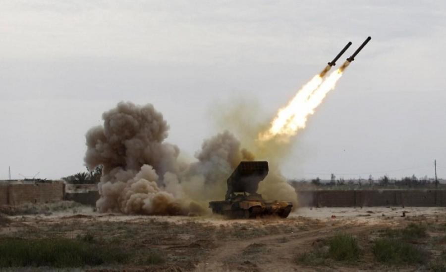 اعتراض  صاروخ اطلقه الحوثيون
