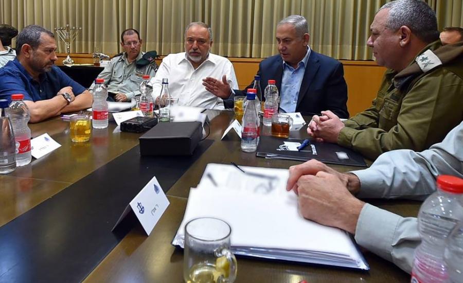 نتنياهو وليبرمان والحرب على غزة 