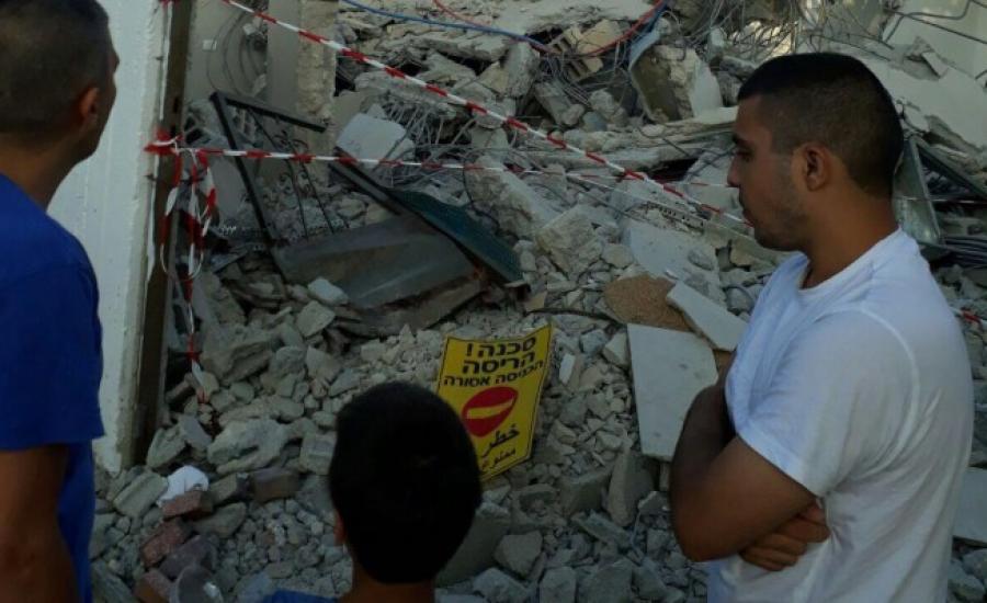 الاحتلال يهدم منزل فلسطيني في اللد بزعم عدم الترخيص