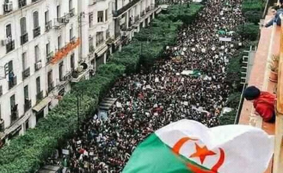 التظاهرات في الجزائر 
