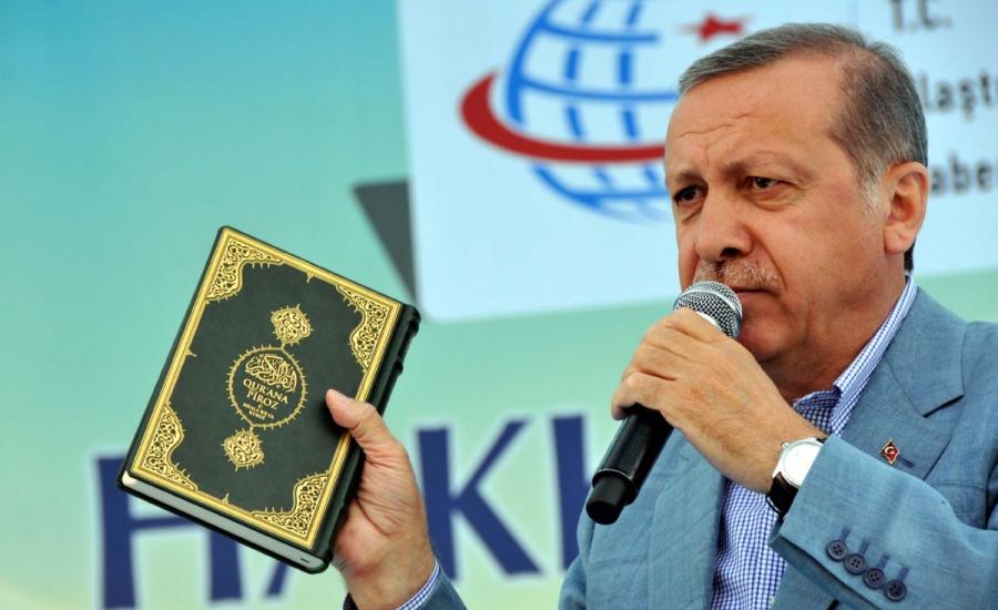 أردوغان يستشهد بآيات من القرآن لمناصرة قطر