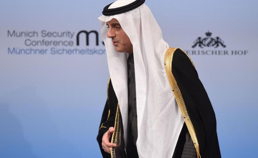 نتنياهو ووزير الخارجية السعودي الجبير 