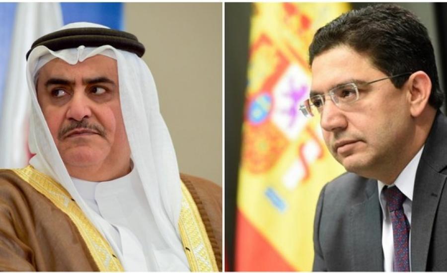 نتنياهو ووزير الخارجية البحريني والمغربي 