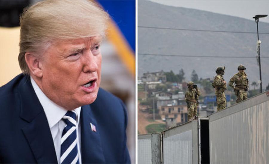 ترامب والجدار العازل مع المكسيك 