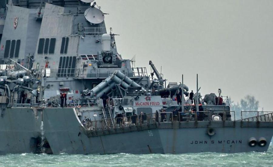 ايران تعلن فقدان 32 من مواطنيها باصطدام ناقلة نفط بسفينة شحن صينية 