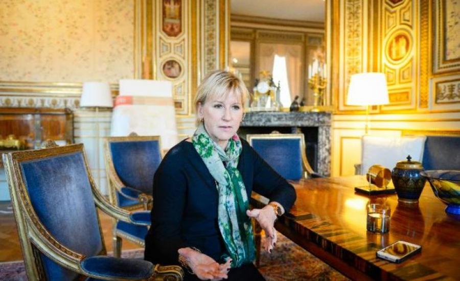 وزيرة خارجية السويد والتحرش 