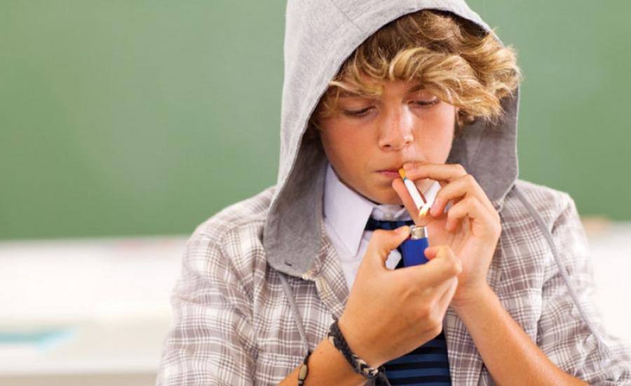 مكافحة التدخين في المدارس الفلسطينية 