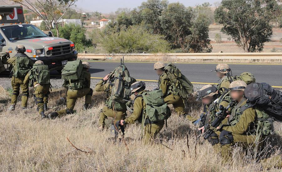 تدريبات عسكرية للجيش الاسرائيلي في الاغوار 