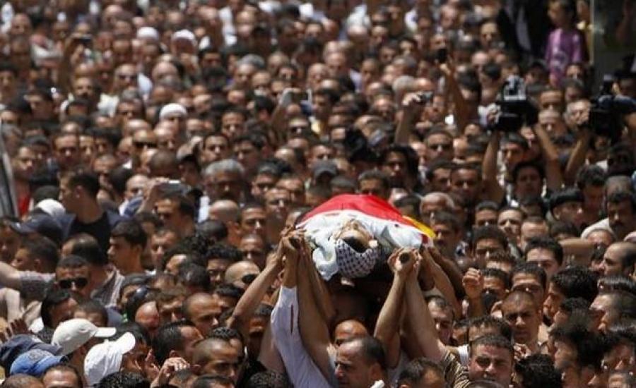 شروط لتنظيم جنازات الشهداء الفلسطينيين 