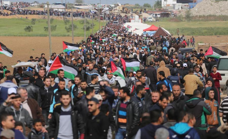 بعثة فلسطين في فرنسا تنفي ما أوردته قناة إسرائيلية حول مسيرات العودة