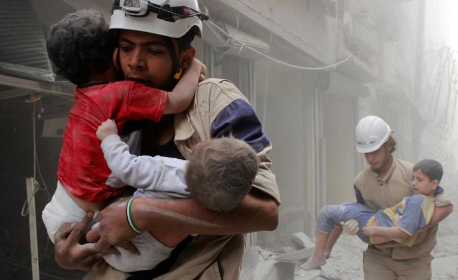 استنشهاد اطفال في الحرب السورية 