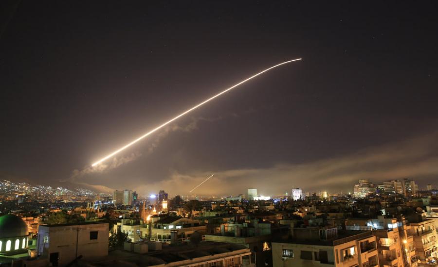 القصف الامريكي على سوريا 