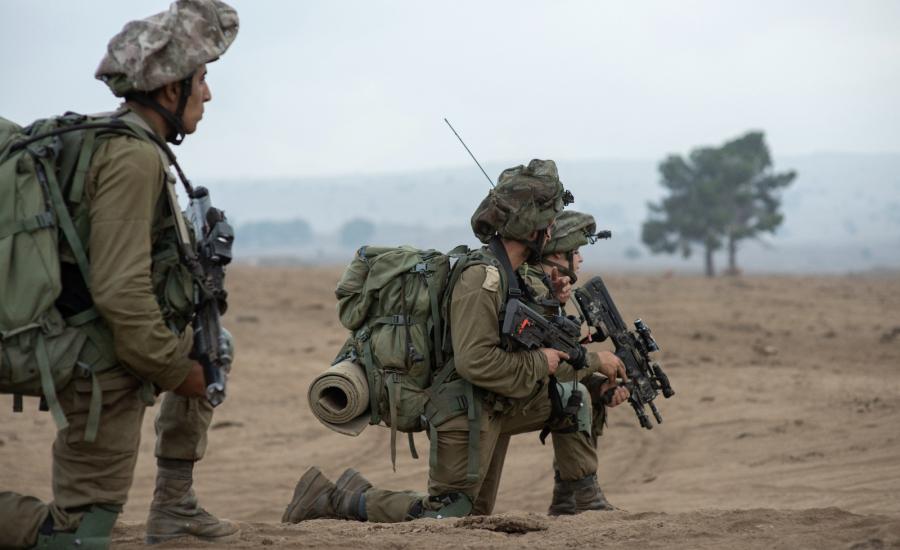 تدريبات للجيش الاسرائيلي في جنين 