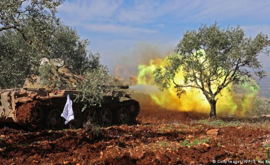 تركيا تقصف قوات موالية للنظام السوري في عفرين 