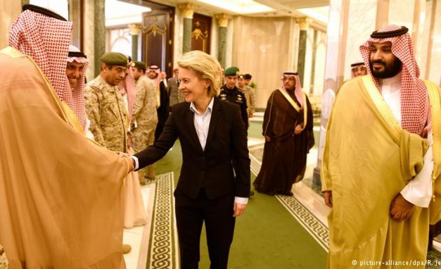 وزيرة الدفاع الالمانية في السعودية 