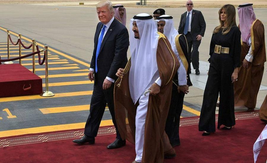 ترامب يصل السعودية 