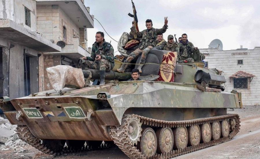 ترامب والقوات السورية في ادلب  