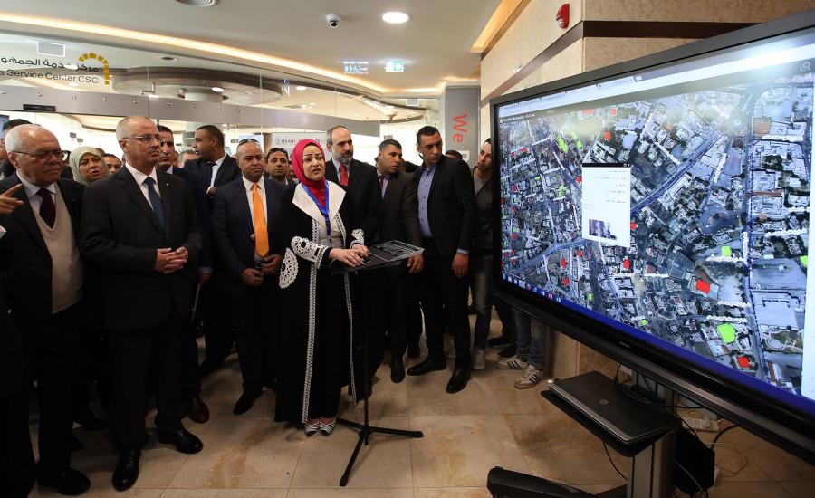 افتتاح دار بلدية رام الله 