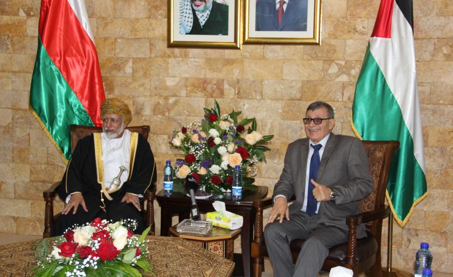 وزير خارجية عمان في فلسطين 