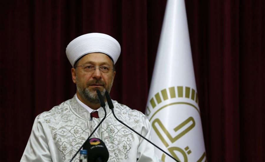 رئيس الشؤون الدينية التركية يدعو مسلمي العالم لشد الرحال للمسجد الأقصى
