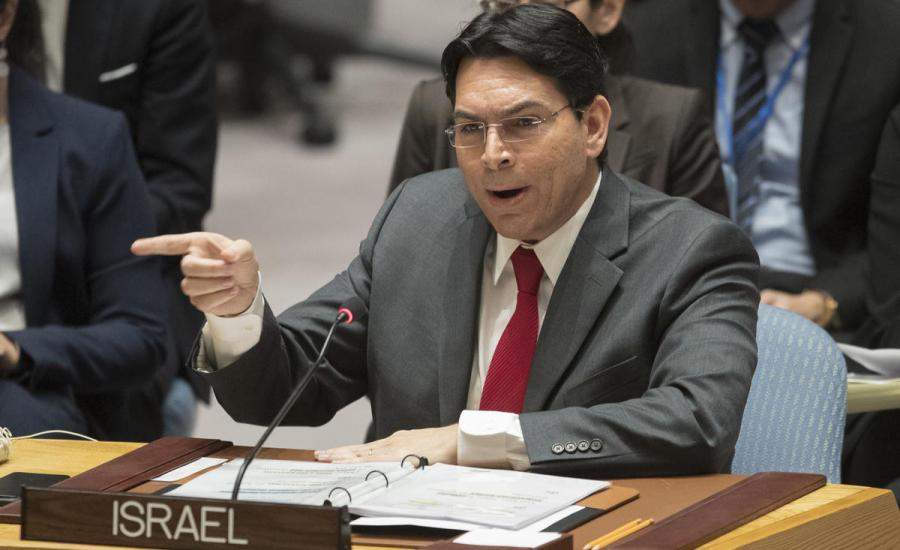 سفير دولة الاحتلال: الفلسطينيون استغلوا منصبة مجلس الأمن لبث الأكاذيب!