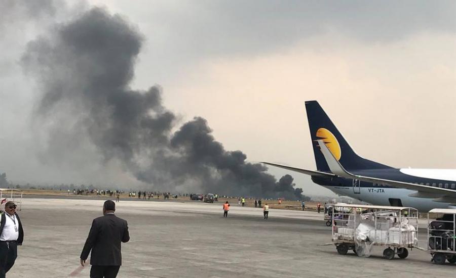 تحطم طائرة ركاب بنغلادشية أثناء هبوطها في نيبال