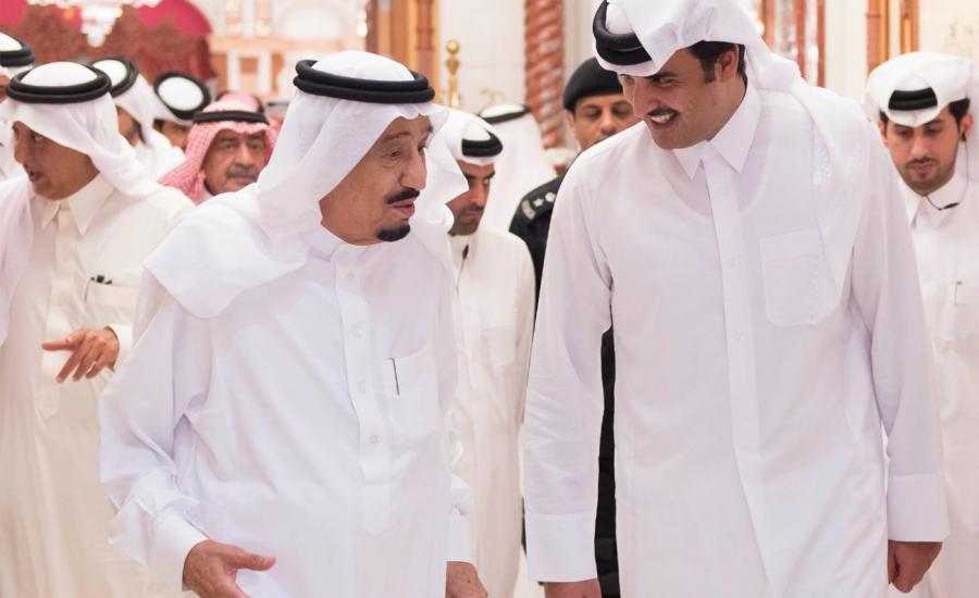 قطر والسعودية والملك سلمان 